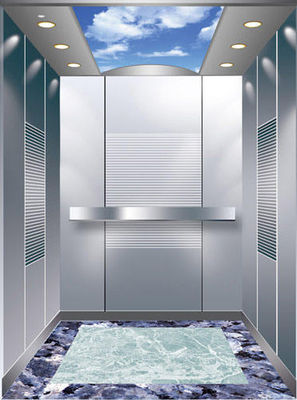 0.63m/s 320KG 자동 승객용 엘리베이터 PM 동기식 기어리스 트랙션 리프트