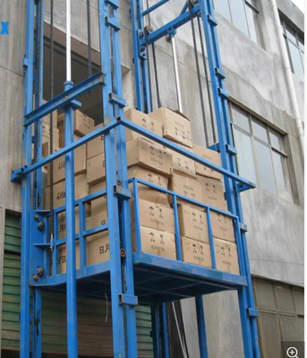 8 톤 상업 화물 엘리베이터 4 층 1200KG 수압 승강기