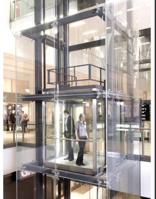 마이크로컨트롤러 MRL 기어리스 엘리베이터 1300KG 12명 기계 룸리스